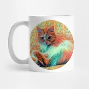 Curious floppy cat Mug